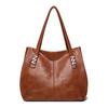 2026 Retro Women's Large Capacity Soft Leather Tote - Casual Single Shoulder Underarm Bag