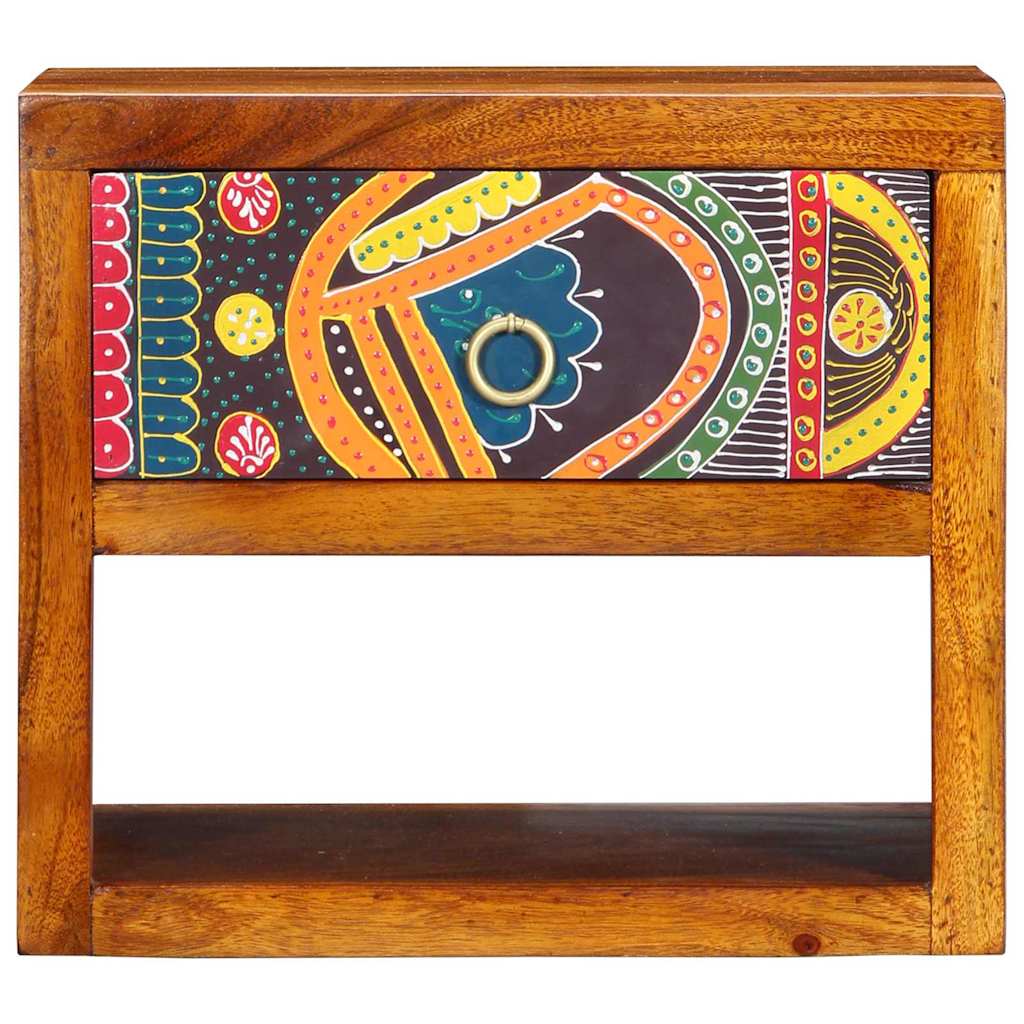 Nightstand Brown 40 x 35 x 35 cm Solid Acacia Wood