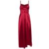 European and American evening dresses women's waist design, thin off-the-shoulder sexy suspender slit American dress