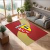 Lens FC Soccer Football Pattern Soft Area Rug Non Slip Indoor Floor Carpet Sports Decor Mat for Bedroom