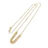 Les Trésors De Lily [J0869] - Gold Plated Necklace 'Choreography' Gold - 4 Rows 5 Cm