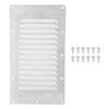 Boat Louvered Vent Rustproof 304 Stainless Steel Marine Ventilation Grille Cover with Screws for Yachts RV 230 X 125mm