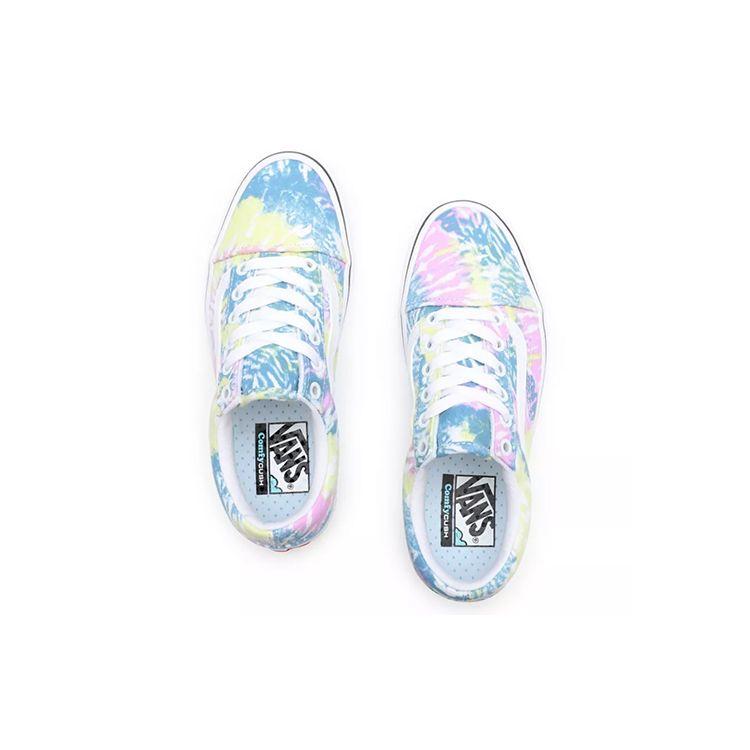 Vans Zapatillas unisex Old Skool ComfyCush Tie-Dye en multicolor orquídea blanco verdadero VN0A3WMA49L