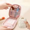 Travel Mini Makeup Organizer Bag Small Cute Makeup Bag Cosmetic Zipper Toiletry Storage Clutch Pouch for Women