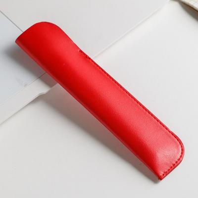 PU-Leder Leder Stiftetasche Halboffener Halter Stift Schutztasche Handgefertigt Vintage Stifthülle Beutel Scrapbooking Bastelbedarf
