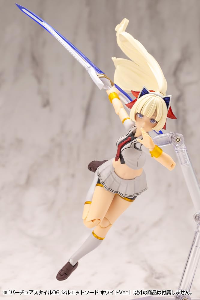 Kotobukiya Modeling Support Goods Virtua Style 06 Silhouette Sword White Total Approximately 135mm Plastic Model M.S.G Ver. Length Non-Scale