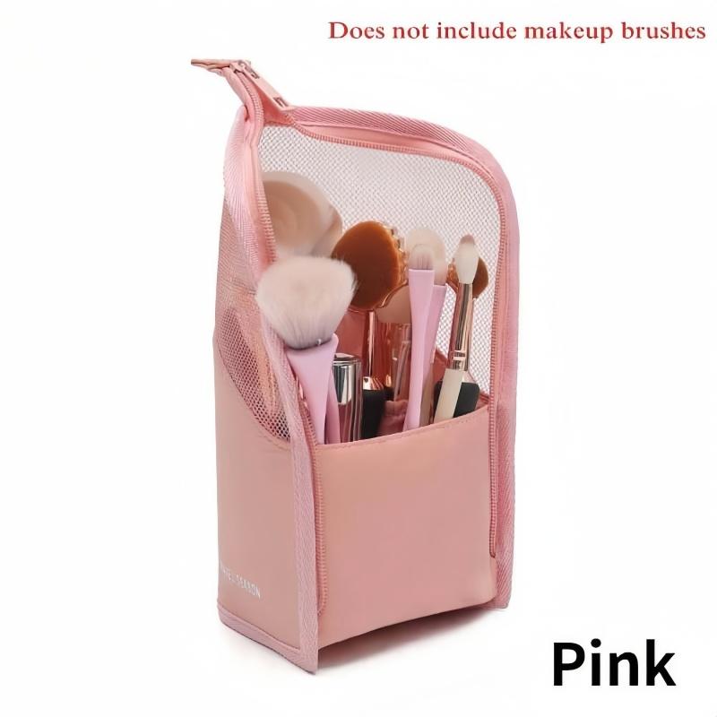 1 pieces upright makeup brush holder box - portable and easy to use, storage box organizer suitable for holiday bedroom series