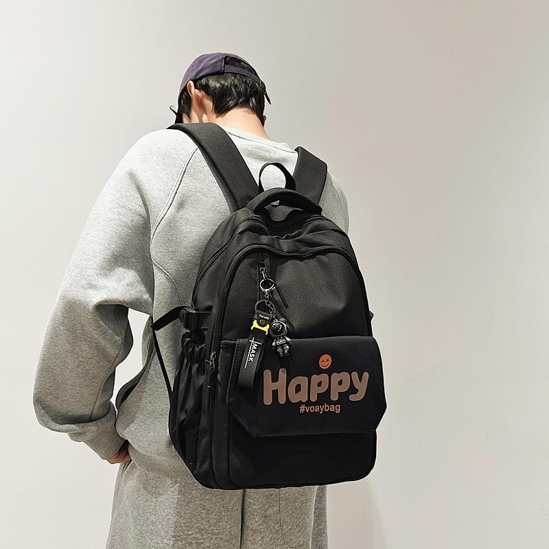 Casual large-capacity shoulder backpack New college student high school student backpack travel bag