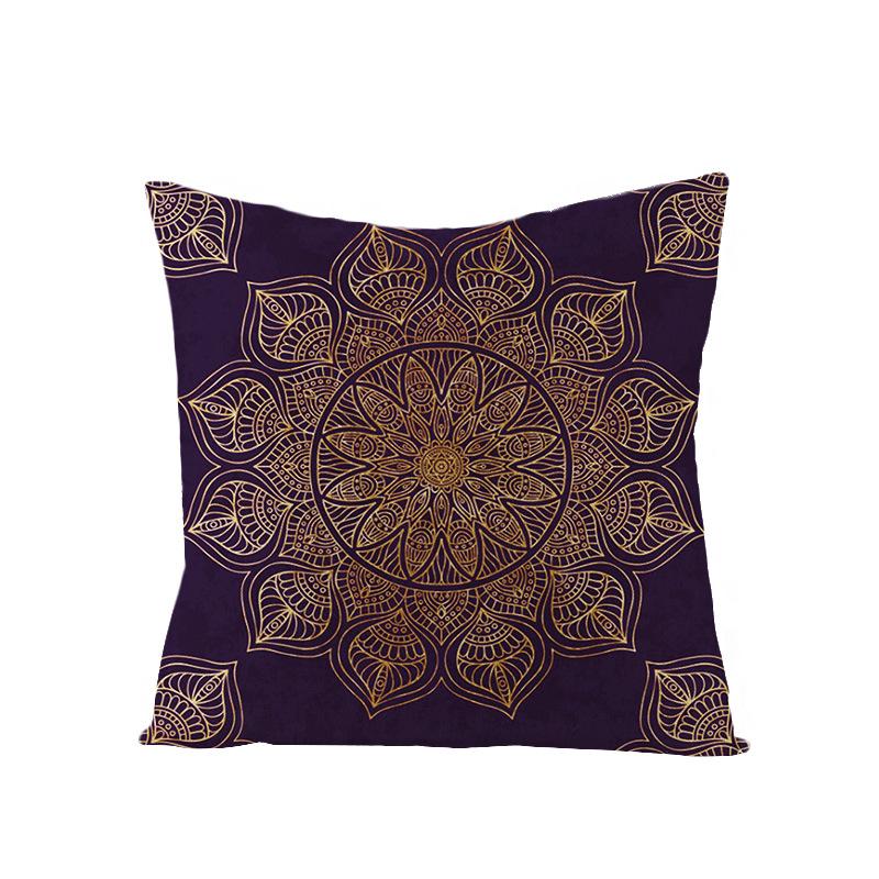 Bohemian Mandala Style Polyester Pillowcase Square Sofa Pillowcase Home