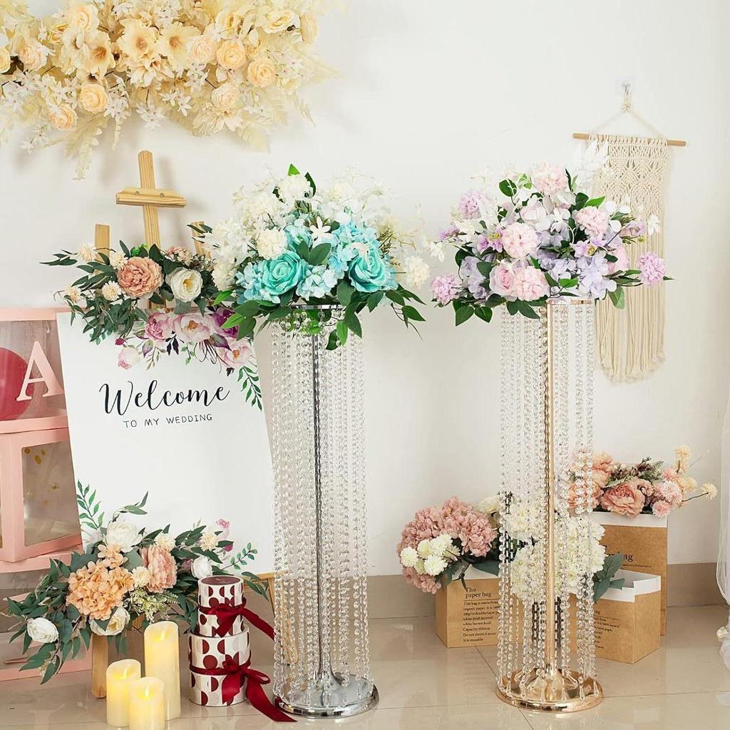 European Crystal Wedding Venue Decor: Elegant Props for Celebrations and Hotel Stage Ornaments