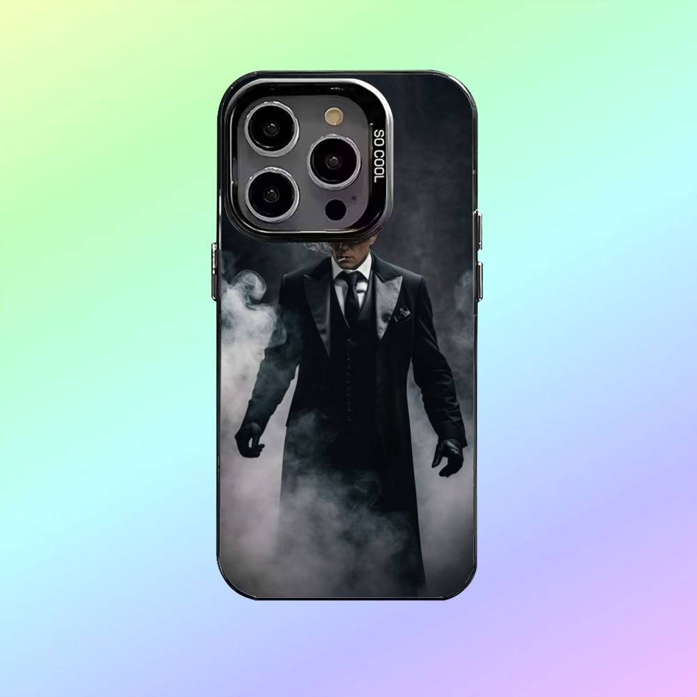 

Чехол для телефона P-PeakyS T-Thomas Shelby Blinders Для iPhone17,16,15,14,13,12,11 Plus,Pro Max Цветной серебристый чехол для телефона iPhone14