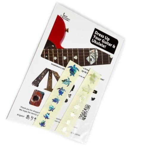Jockomo Sea Turtle Position Marker Set, Customizable Inlay Stickers for Ukulele
