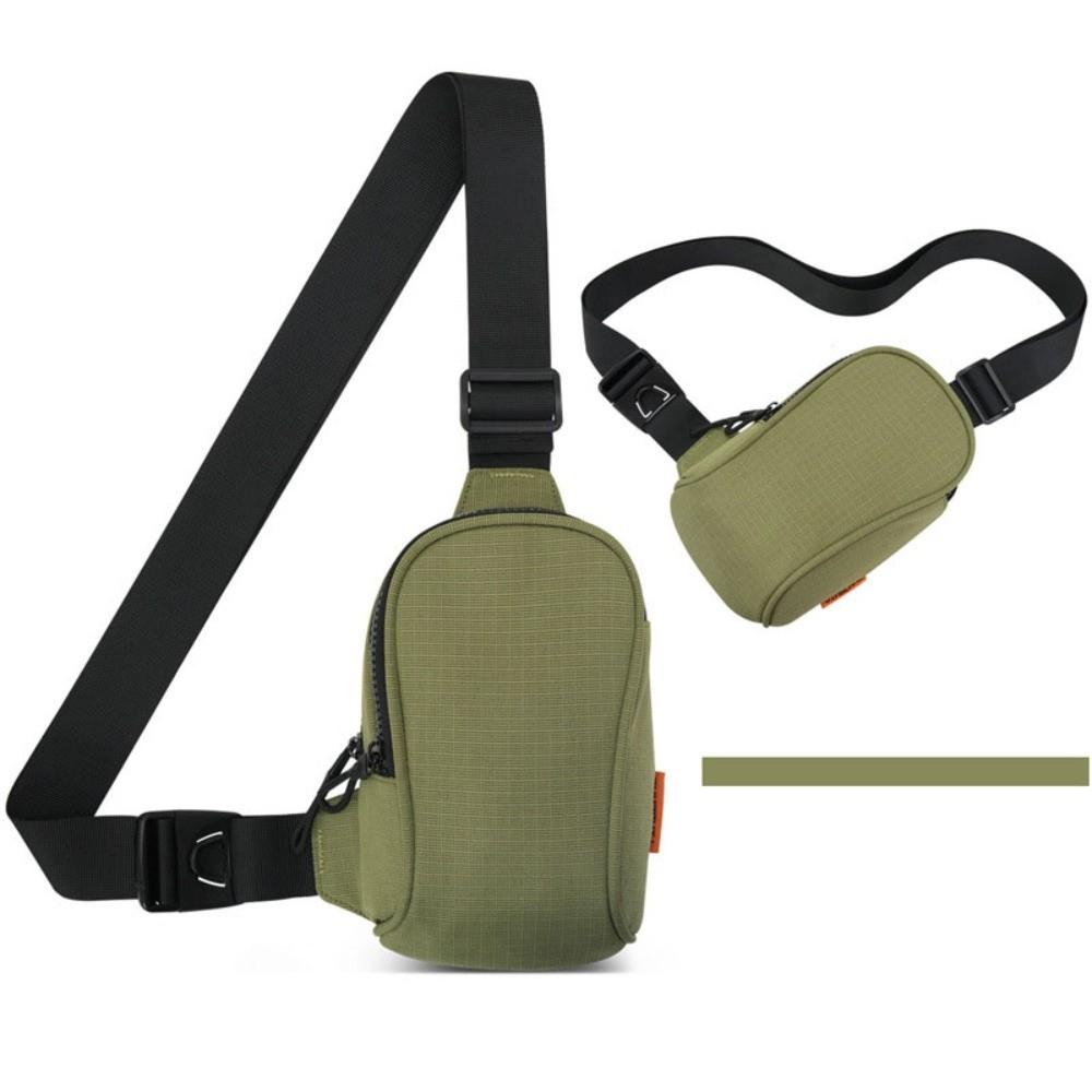 Solid Color Mobile Sports Chest Bag Storage Sports Shoulder Crossbody Bag Mobile Shoulder Bag  Boys