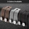 SLLAK Car Seat Back Storage Hook, 2-in-1 Car Seat Hooks for Headrest, 2 PCS Premium Leather Car Purse Hook, Suitable for Most Car Seats, Bags,