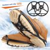 Outdoor Sports Crampon Non-slip Shoe Stud Cover Snow Climbing Mud Anti-drop Forefoot Heel Elastic Shoe Stud Cover