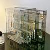 Transparent Plastic Jewelry Storage Rack Necklace Bracelet Box Dust-proof Earrings Stud Jewelry Rack Earring Storage Box
