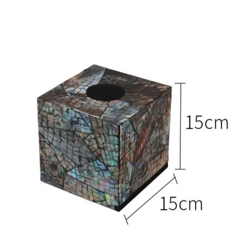 Natural Shell Decorative Tissue Box