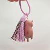 Rotten Cat Blood Cypress Beech Wood Carving: Cute Kitten Bag Charm Pendant Accessory