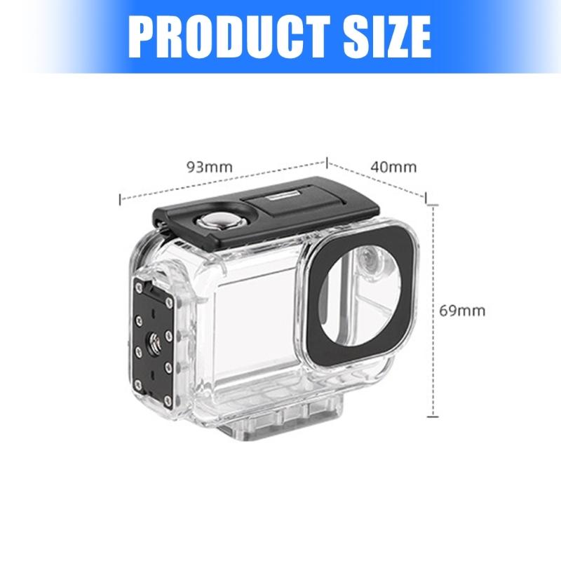 Heavy Duty Dives Case for Action5PRO/4/3 Underwater Photography High Transparencys Lens Quickly Release Mechanism