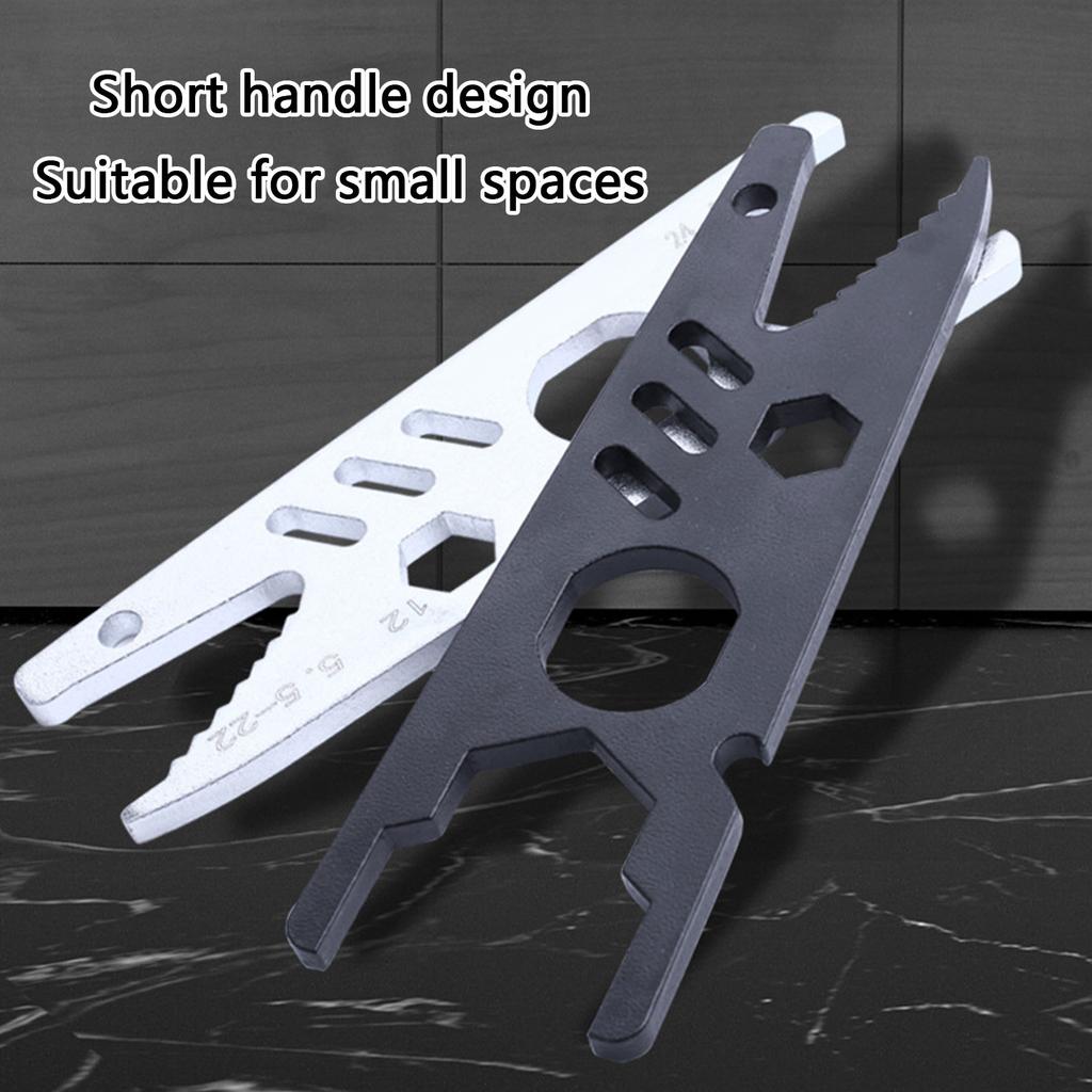 Heavy Duty Double Headed Open Wrench Spanner Crafted from 45# Steel Suitable for Home Repairs and Automotive Maintenance