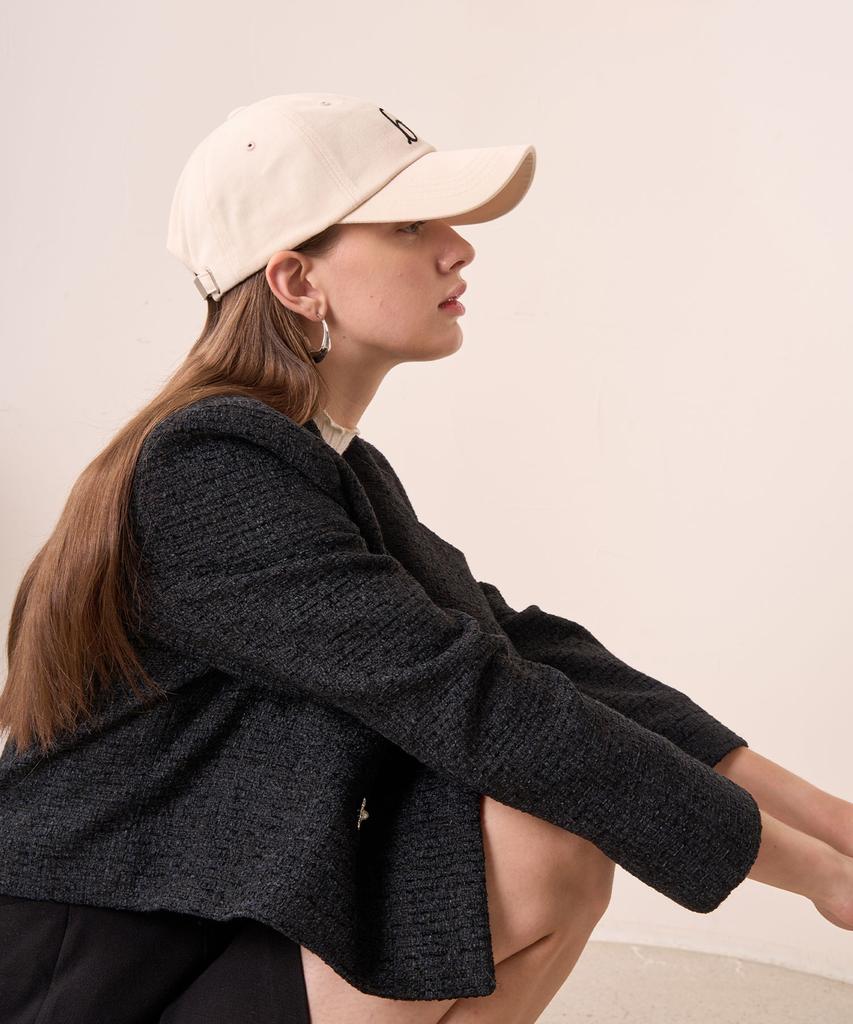 BIBYSEOB Logo Ball Cap Beige [T23]