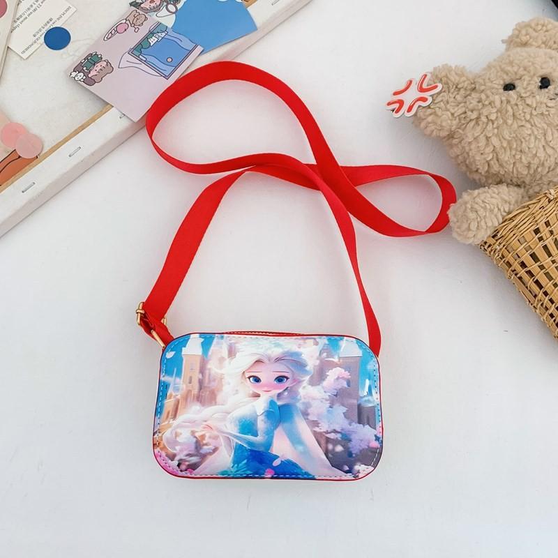 Pattern Cartoon Princess Fashionable Kids Small Crossbody Bag Daily Gifts Use