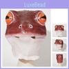 Läskig Halloween Jul Latex Groda Mask För Ultimat Cosplay Roligt