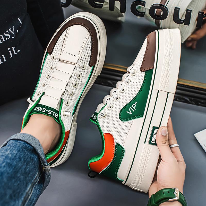 Herrenmode Casual Low Top Skateboardschuhe Jungen Bequeme Sneakers Männliche Studenten Trendy Weiche Sohle Klassisch Atmungsaktiv Fitnessstudio Rutschfest