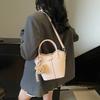 Hand Carry Trendy Bucket Bag Women's New Fashion Simple Shoulder Bag Niche Texture Messenger Women's Bag