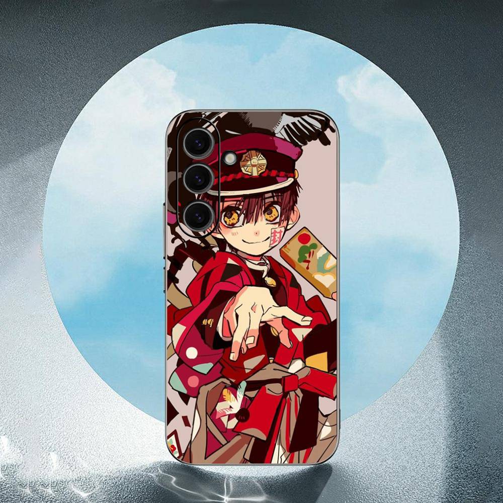 Animation Toilet Bound Hanako Kun Yugi For Samsung Galaxy S23 S24 S25 Ultra S22 Plus S21 Black Soft Case Waterproof Soft Case