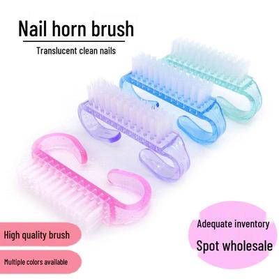Compact Manicure & Multifunctional Dust Brush with Goat Horn Bristles