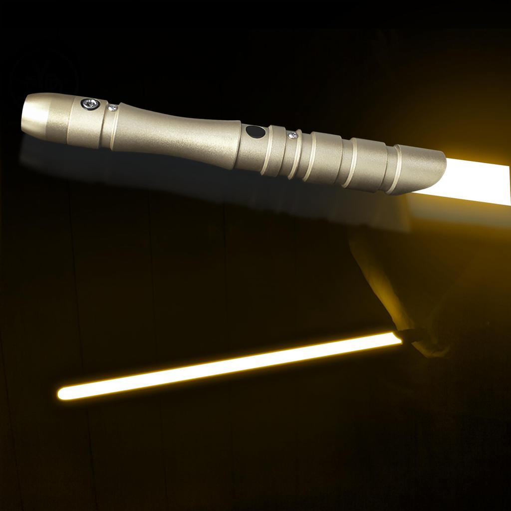 YDD Dueling Metal Lightsaber with 4 Sound Modes and Effects, for Adults, Perfect As a Christmas Party Favor or Gift (97cm - Orange)