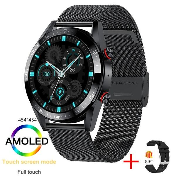 Screen Smart Watch Always Display The Time Bluetooth Call Local Music Smartwatch For Mens Android TWS Earphones