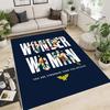 Wonder Woman pattern rug, suitable for living room, bedroom, bedside, balcony and other places, Nordic style decorative rug,