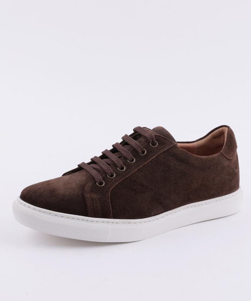 Brenowelt Brookings Suede Dark Brown Sneakers Light