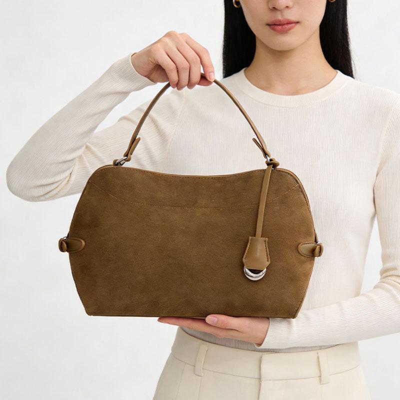 Tote Bag Frosted Women's Handbag Large Capacity Shoulder Bag Commuting Crossbody Bag Women's Fashionable Versatile Handbag