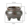 1pc Ceramic incense burner decorations Buddhist hall utensils Temple Sacrifice home decor pray for auspiciousness feng shui