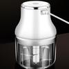 Portable Electric Garlic Mincer Miniature USB Rechargeable Chopper Wireless Vegetable Crusher Convenient Kitchen Tool