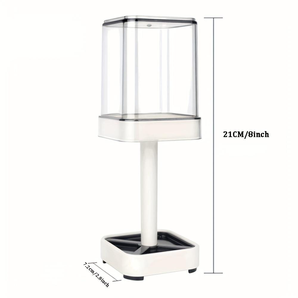 Органайзер-держатель для зубных щеток - пластиковая подставка для зубных щеток и зубной — фото 3