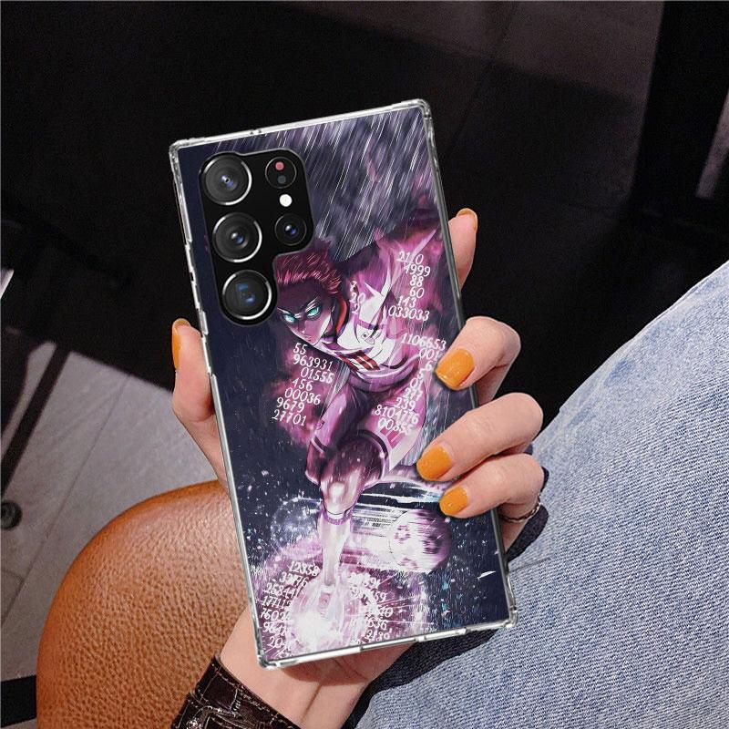 Blue Lock Shidou Ryusei Phone Case For Samsung Galaxy S24 S25 Edge S26 Ultra S23 S22 S21 Plus S20 FE + Personalized Print Cover Samsung S24 Plus