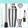 Cocktail Shaker Set With Stainless Steel Shaker For Home Bar And Party Use