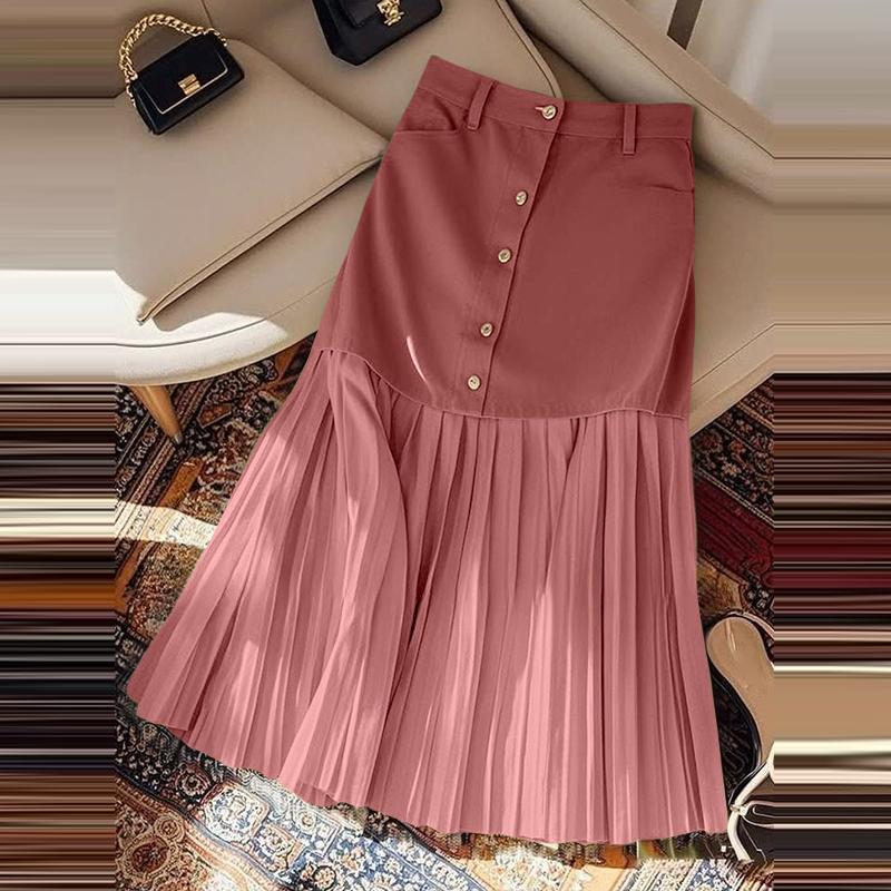 

ZANZEA Женская летняя повседневная лоскутная облегающая юбка 5XL розовый