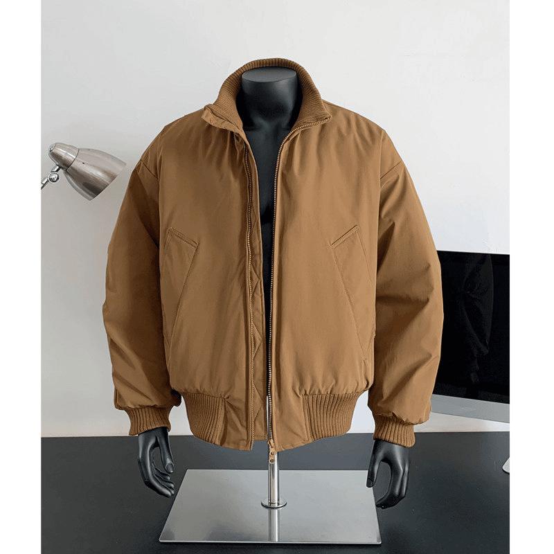Men's American-Style Cotton Pilot Jacket: Autumn/Winter Slim Fit, Thickened Warm Outerwear