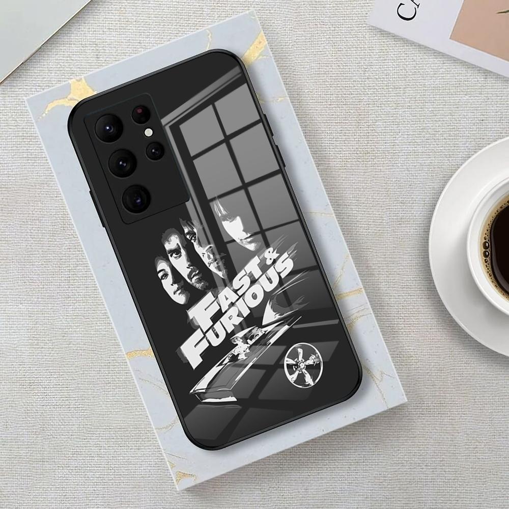 Etui na telefon F-Fast And F-Furious do Samsung S25 Edge Ultra 23 22 21 20 Ultra Plus S24 Fe A54 53 25 Szklana Osłona