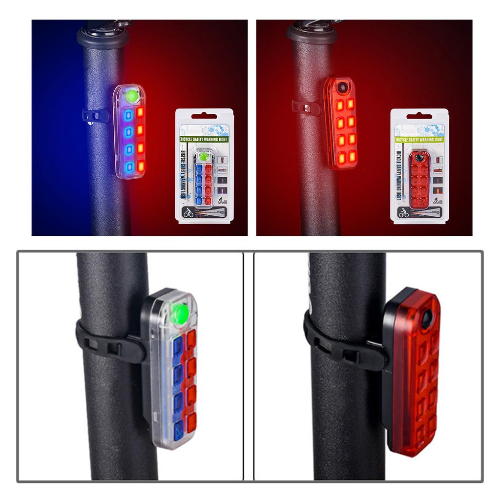 Bike Tail Light Bicycles Brake Rear Light Bike Waterproof Rechargeable 5 Lighting Modes Safety Warning LED Bike Light