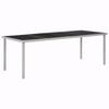 Day and Night - Day and Night Black Steel Garden Table 220x90x74.5 Cm