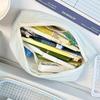 Large Capacity Minimalist Pencil Case Suitable for School & Office - Spacious Color Organizer Box for Students &, Portable Pen Holder