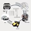 12-Piece Tyre Repairing Tool Set with T-Handle Plug, Tire Repair Replacement Needles for Efficient Fixing