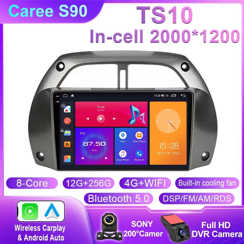 Android 14 For Toyota RAV4 Rav 4 2001 2002 2003 2004 2005 2006 Car Radio Multimedia Player Wireless Carplay Stereo GPS NO 2 DIN