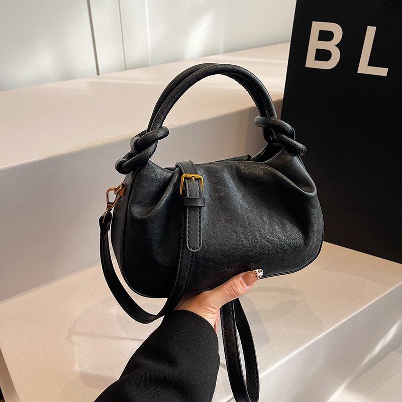 Geantă de mână Cloud Plisată Texturată Primăvară/Vară 2025 - Geantă Elegantă de Damă cu Un Singur Umăr și Crossbody